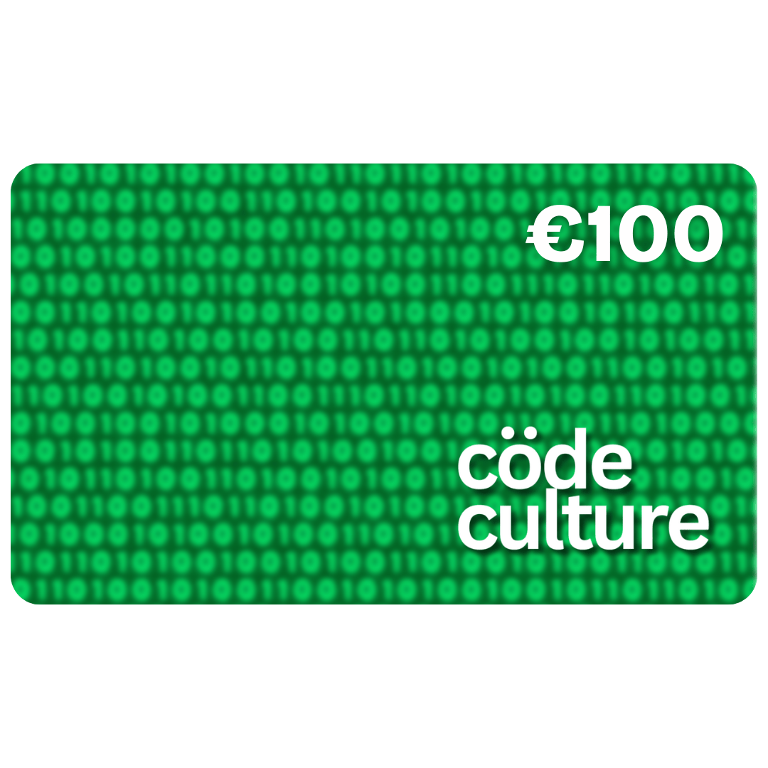 Code Culture Code Culture Gift Cards funny programmer in €100.00 — Code Culture developer clothing