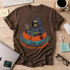 Pool Party, Pager On Shirt — Dark Chocolate