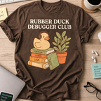Rubber Duck Debugger Club Shirt — Dark Chocolate