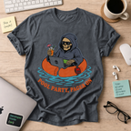 Pool Party, Pager On Shirt — Dark Heather