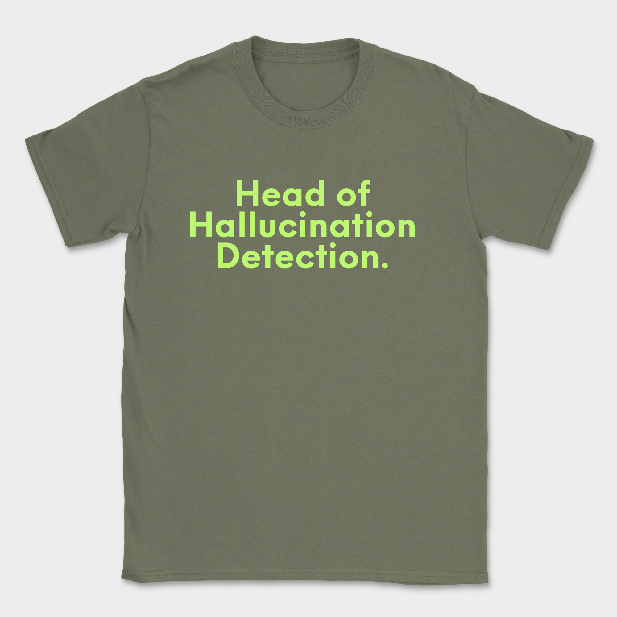 Head of Hallucination Detection Shirt