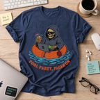 Pool Party, Pager On Shirt — Navy
