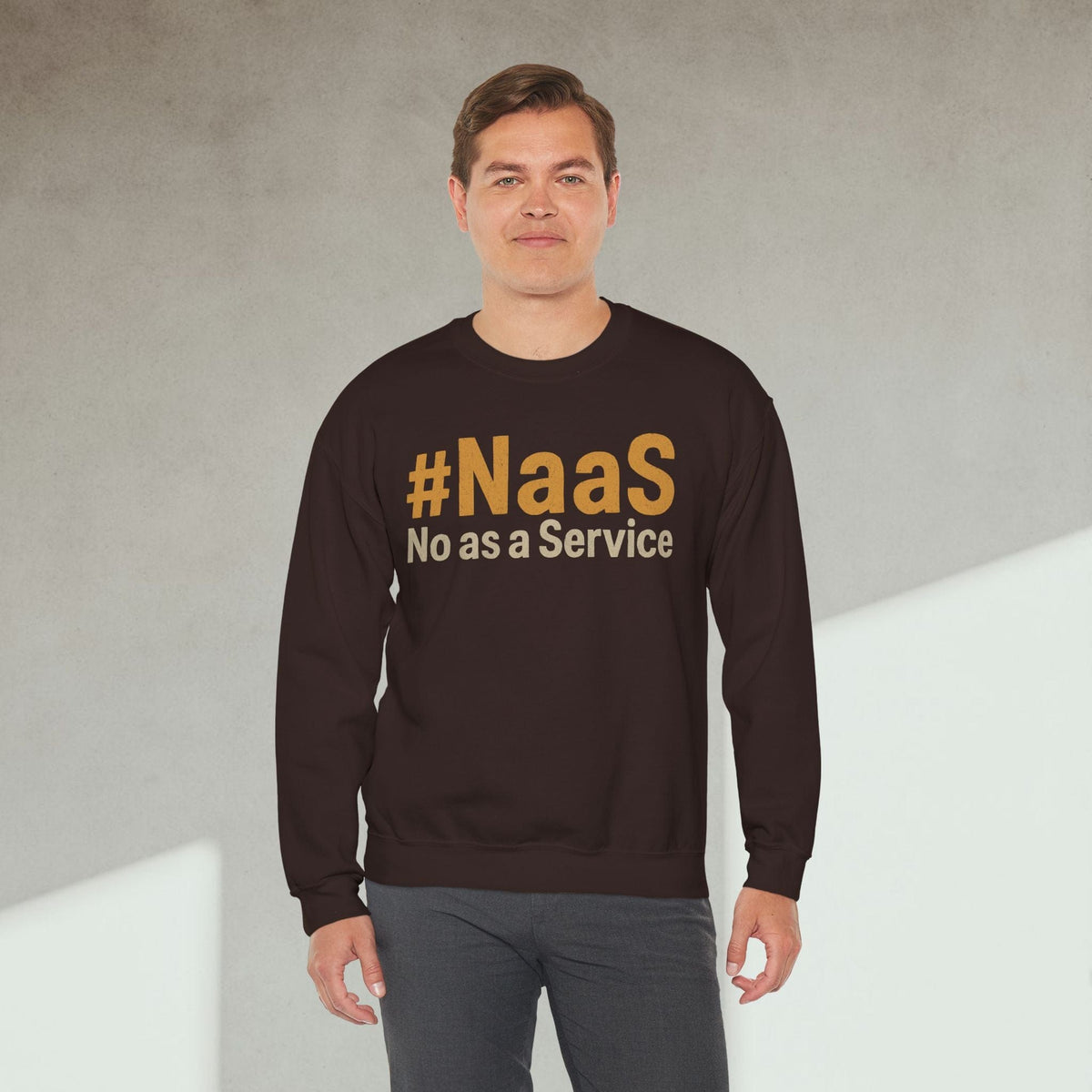 Code Culture #NaaS sweatshirt funny programmer Sweatshirt in S — Code Culture developer clothing