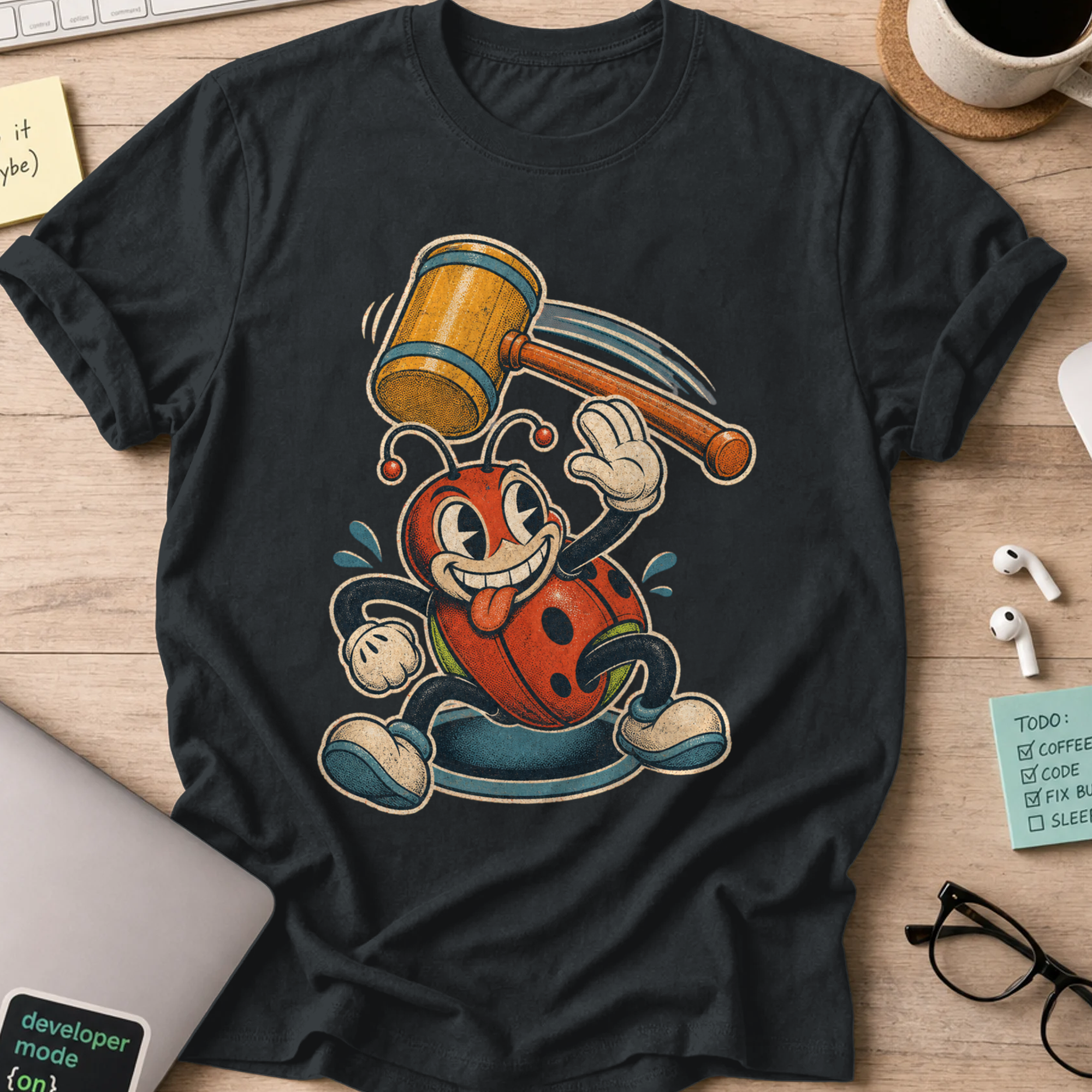 Hammer Bug Shirt — Black