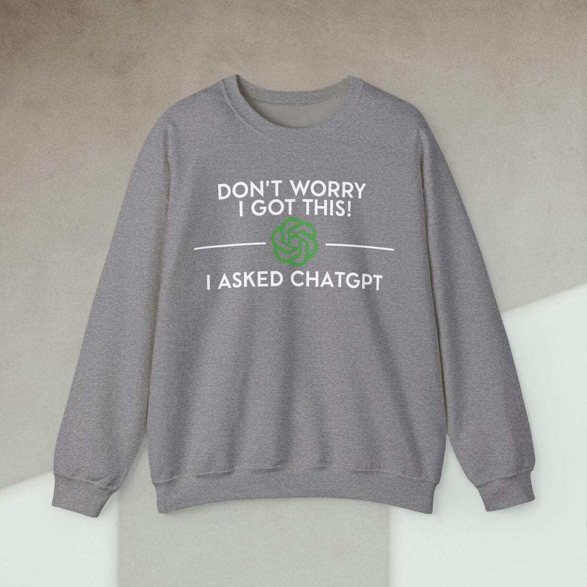 Code Culture i asked chatgpt sweatshirt funny programmer Sweatshirt in S — Code Culture developer clothing