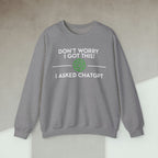 Code Culture i asked chatgpt sweatshirt funny programmer Sweatshirt in S — Code Culture developer clothing