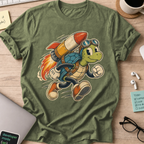 Rocket Turtle Shirt — Military Green
