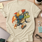 Rocket Turtle Shirt — Natural