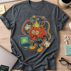 Brain Cable Chaos Shirt — Dark Heather