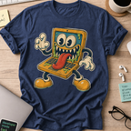 Virus Laptop Shirt — Navy