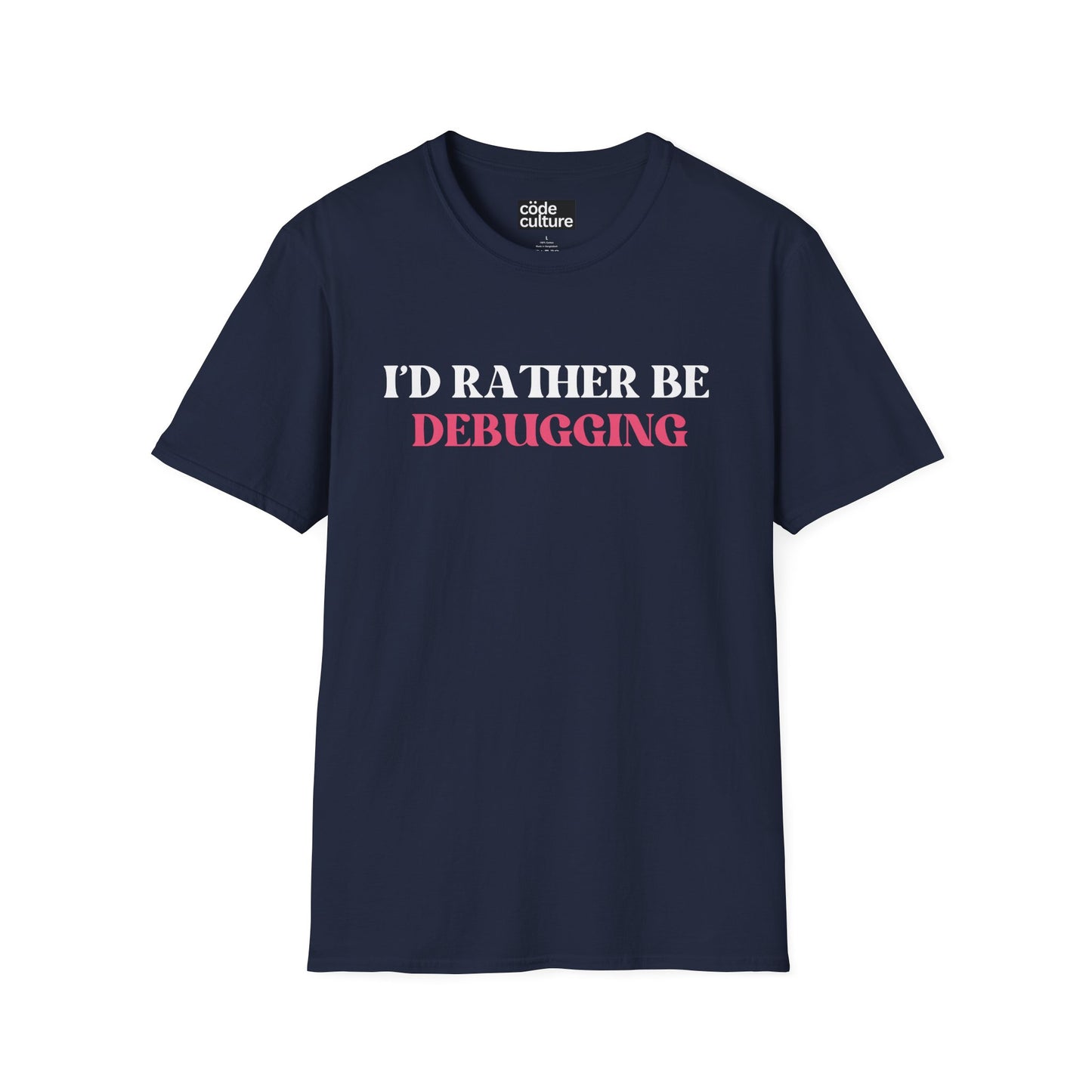 i'd rather be debugging shirt