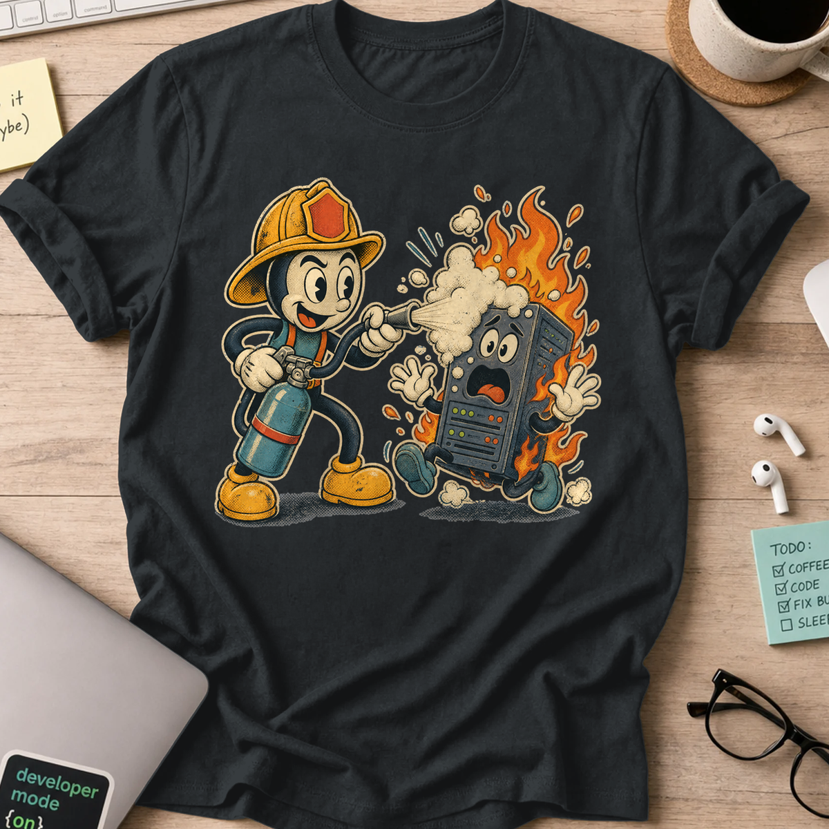 Firewall Hero Shirt — Black