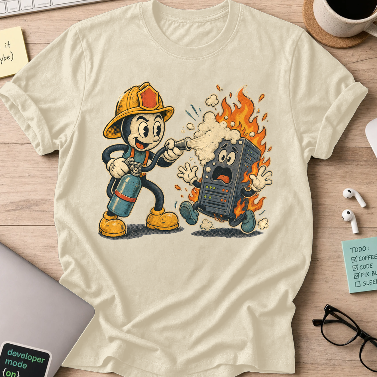 Firewall Hero Shirt — Natural