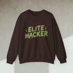 Code Culture elite hacker sweatshirt funny programmer Sweatshirt in S — Code Culture developer clothing