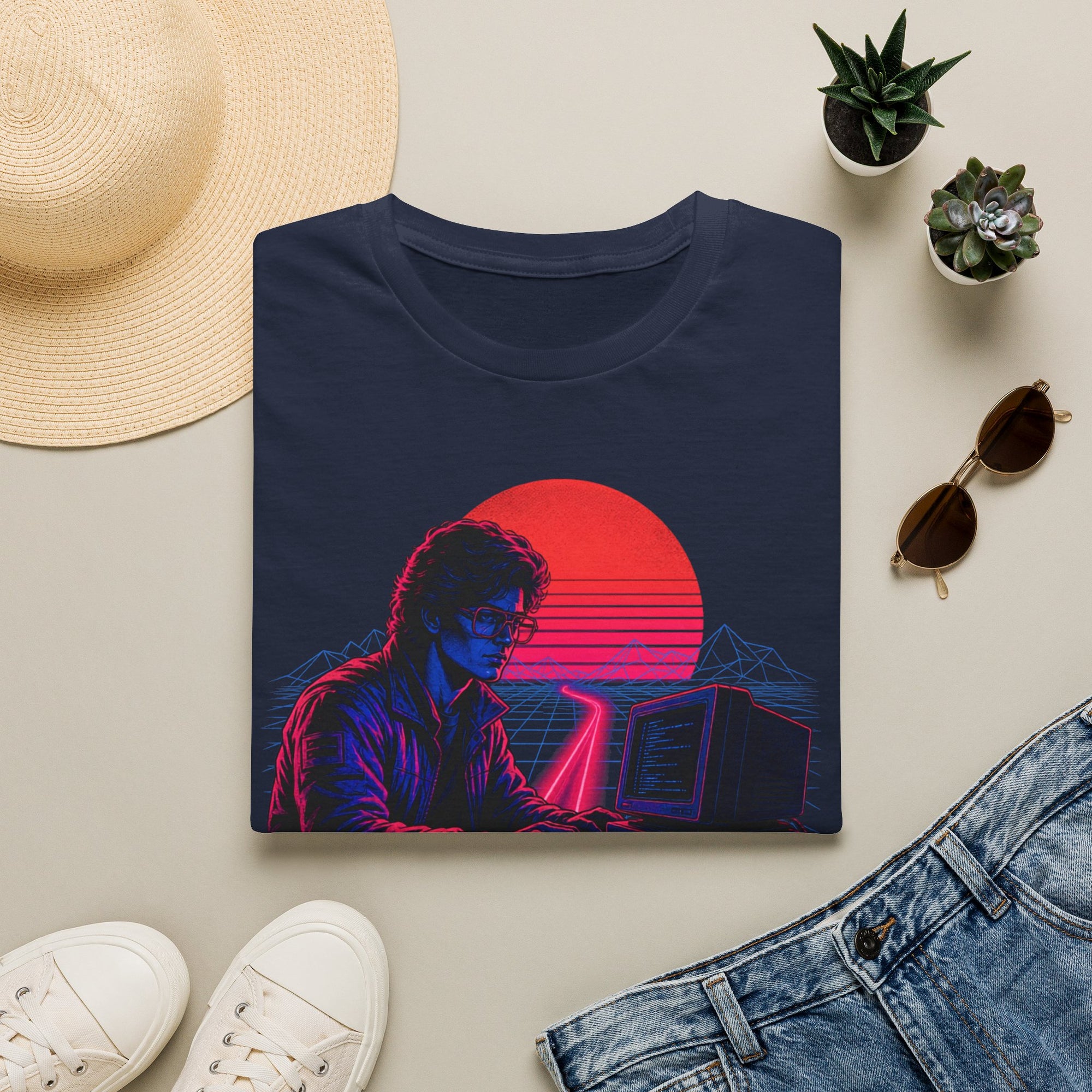 Neon Programmer Synthwave Shirt