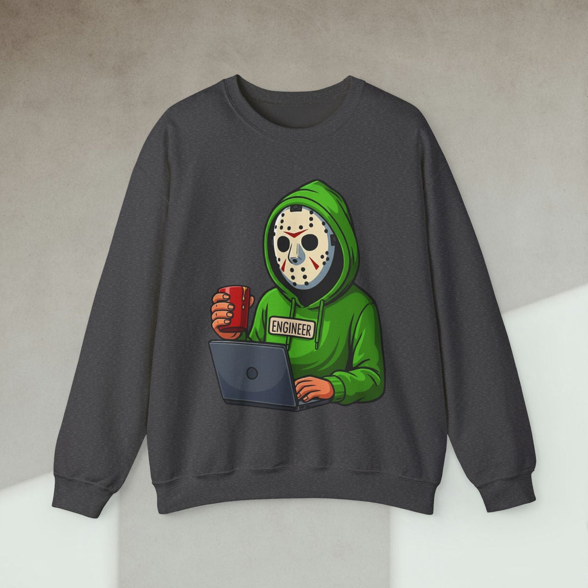Code Culture jason engineer sweatshirt funny programmer Sweatshirt in S — Code Culture developer clothing