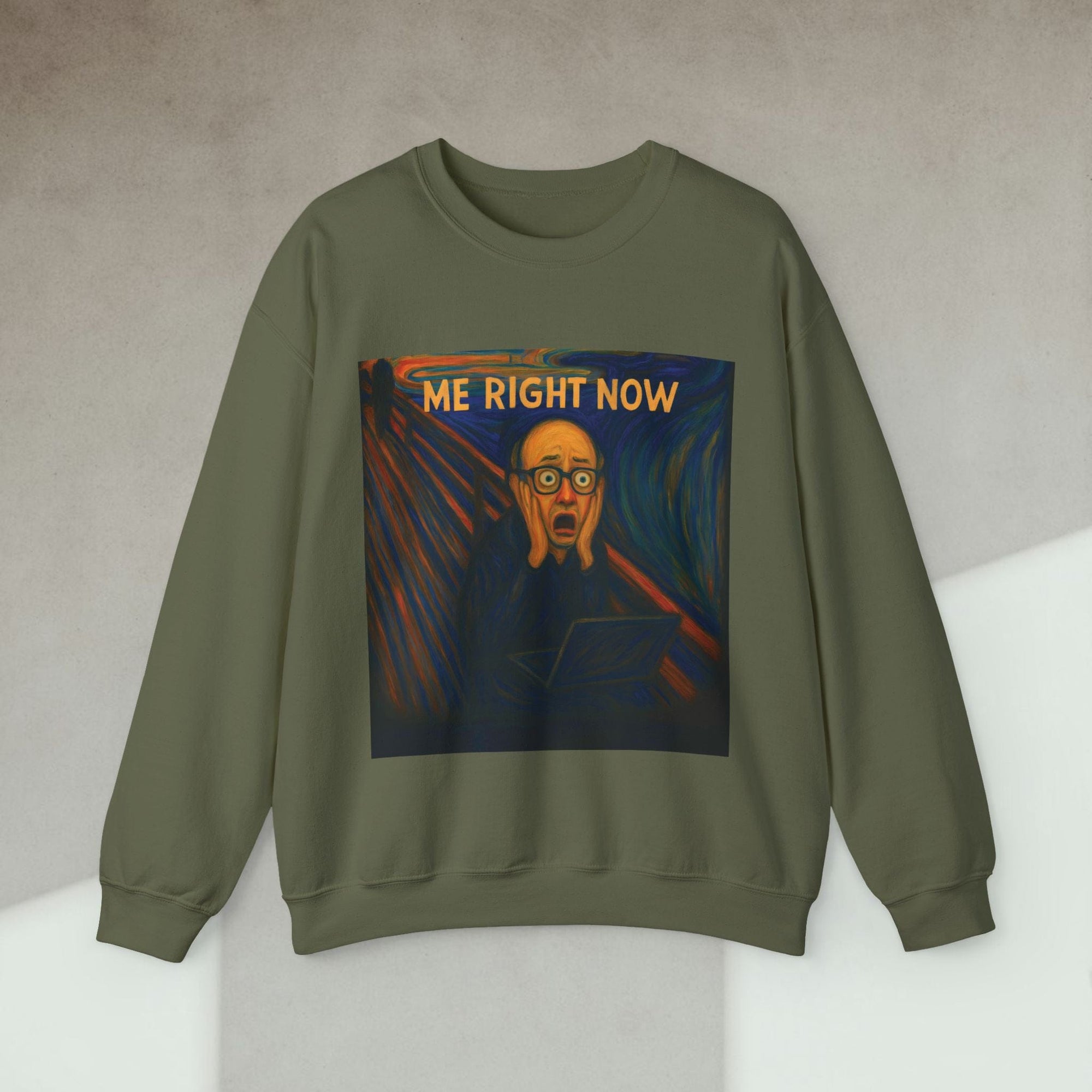 me right now scream sweatshirt