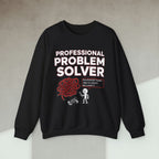 Code Culture professional problem solver sweatshirt funny programmer Sweatshirt in S — Code Culture developer clothing