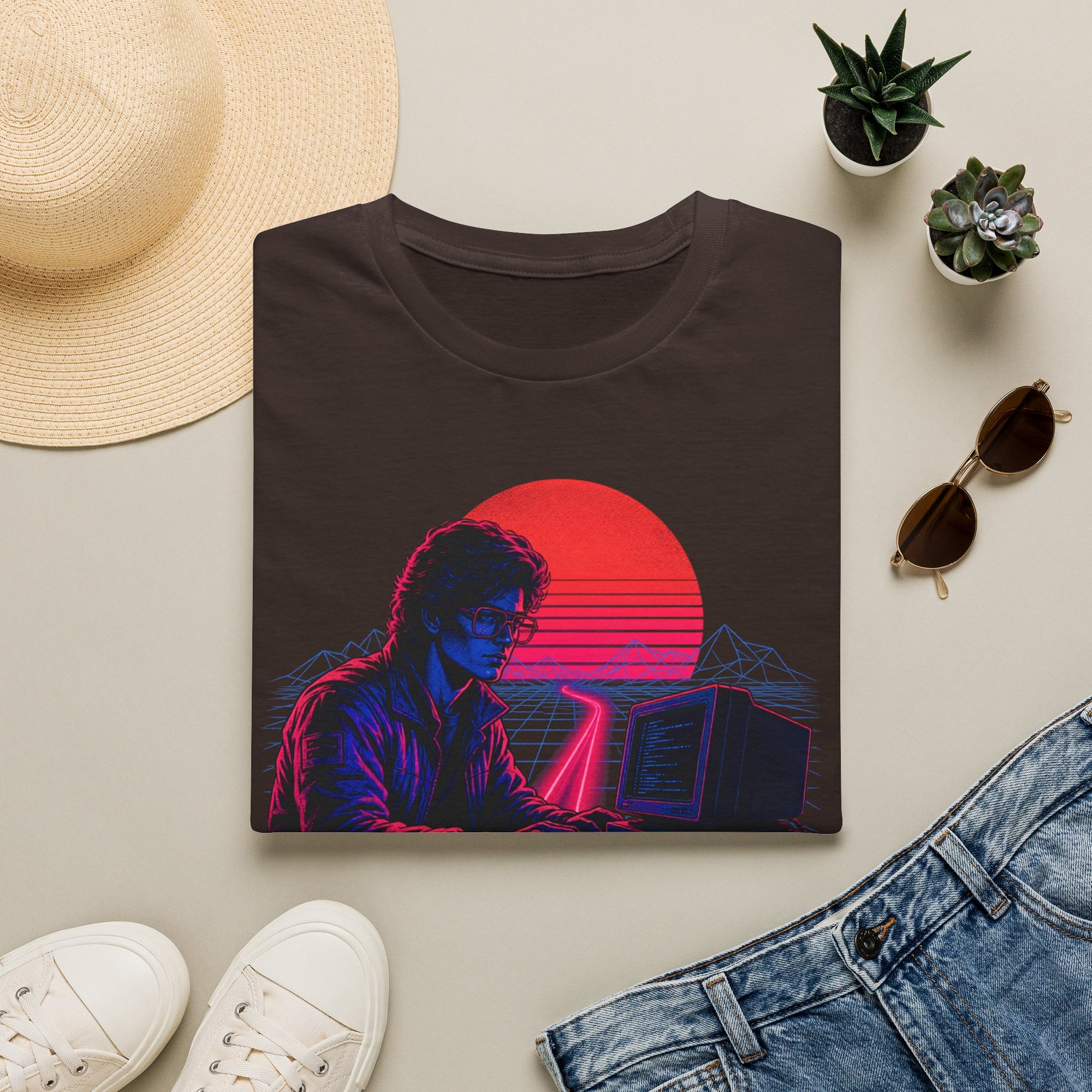 Neon Programmer Synthwave Shirt
