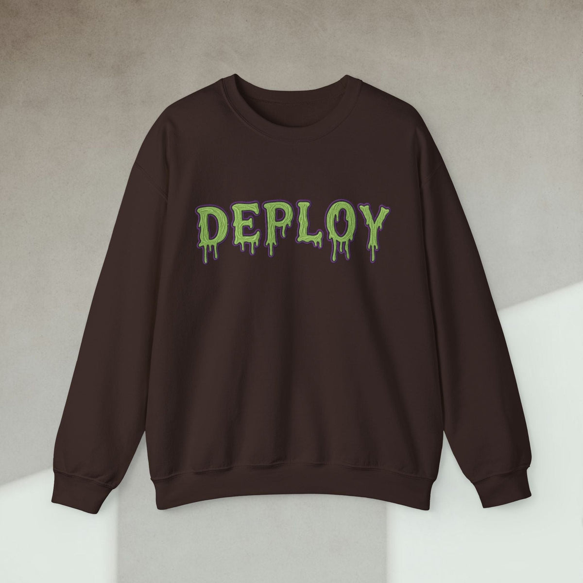 Code Culture deploy sweatshirt funny programmer Sweatshirt in S — Code Culture developer clothing