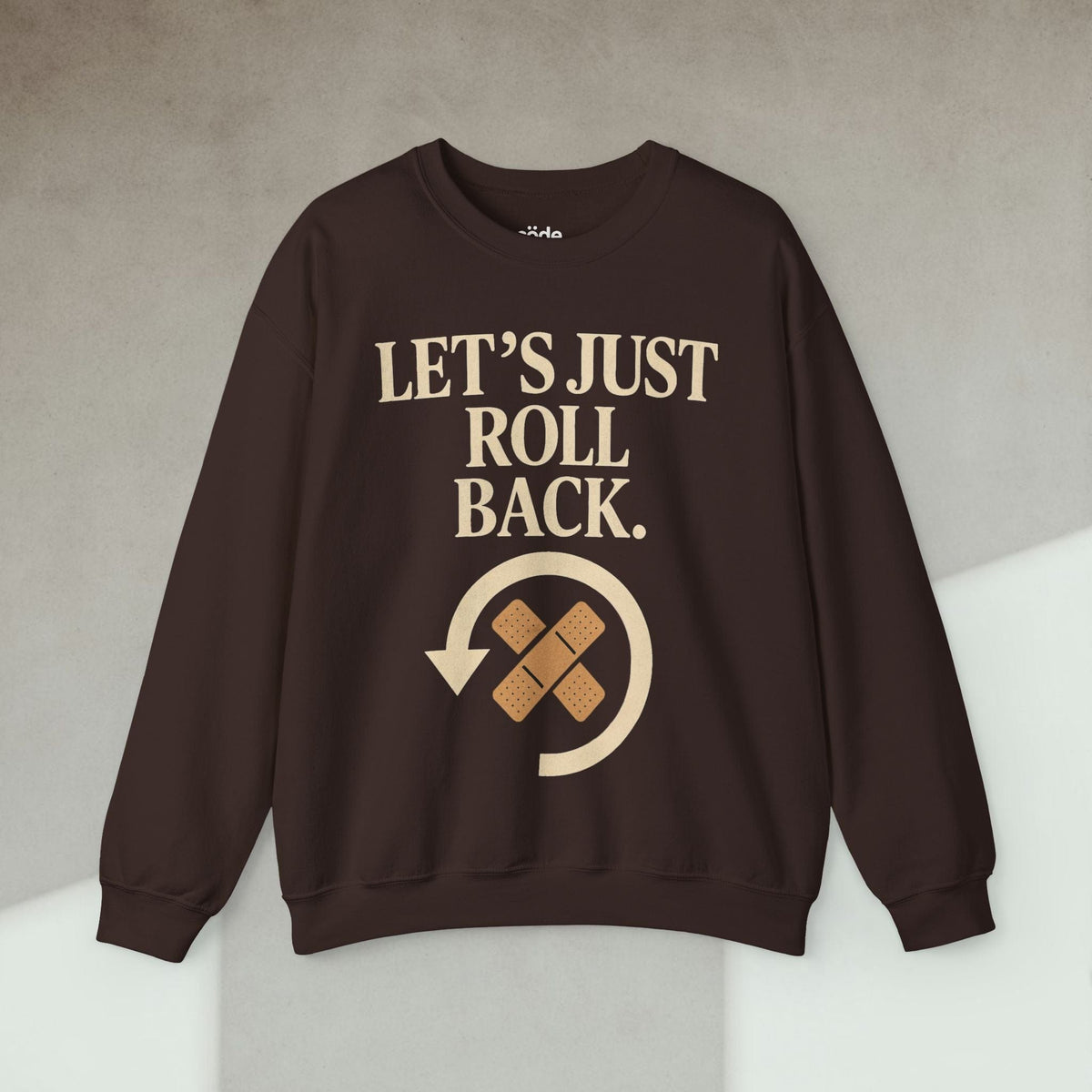 Code Culture lets just rollback Sweatshirt funny programmer Sweatshirt in S — Code Culture developer clothing