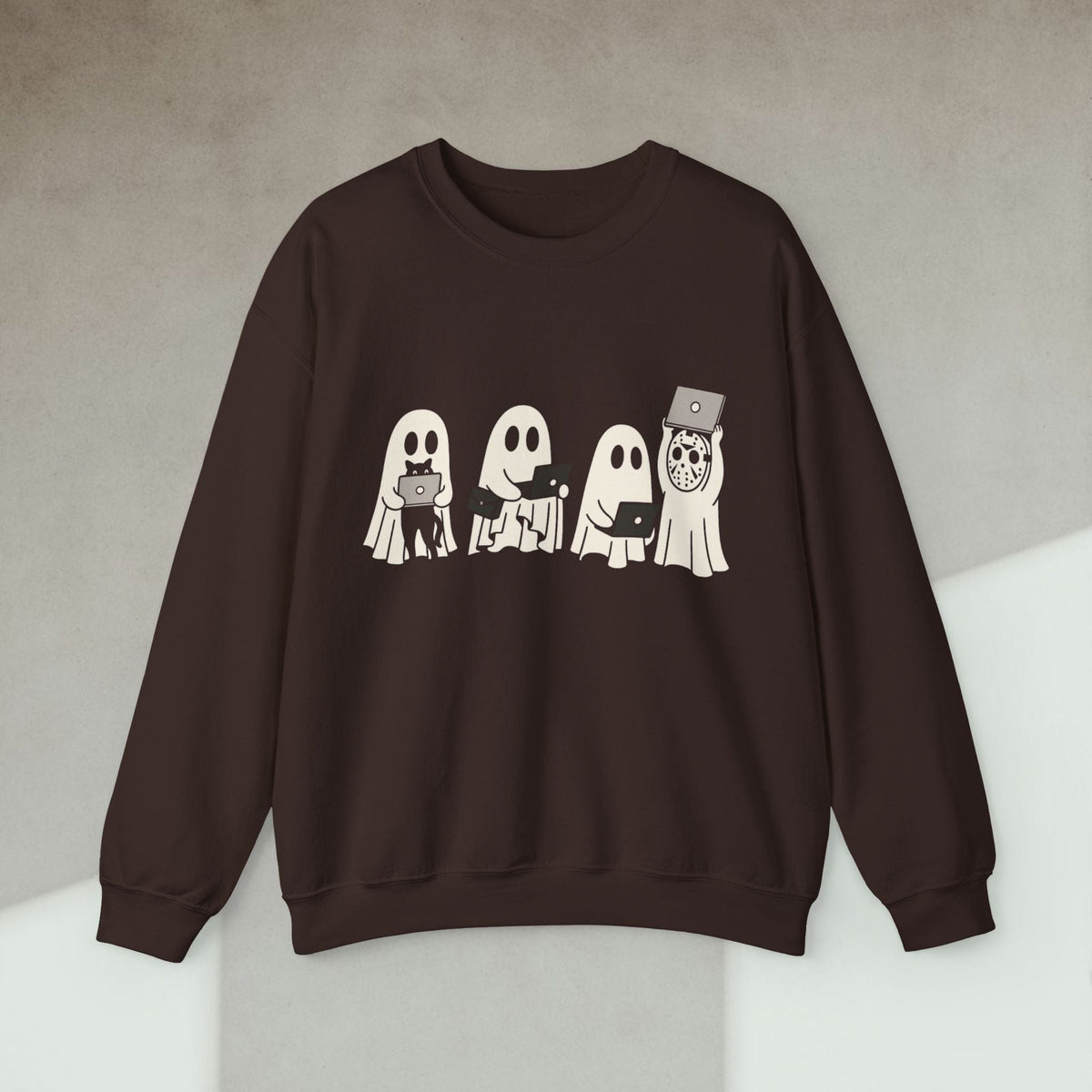 Code Culture ghost team sweatshirt funny programmer Sweatshirt in S — Code Culture developer clothing