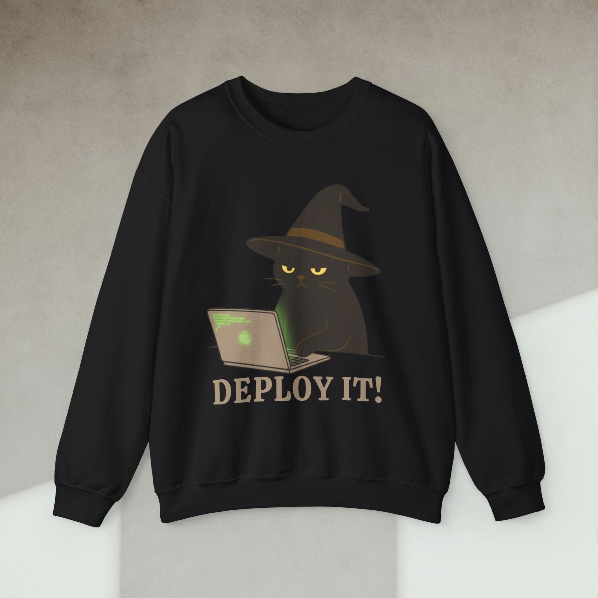 deploy it cat sweatshirt
