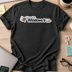 Microslut Windows 9 Ish Shirt - Black