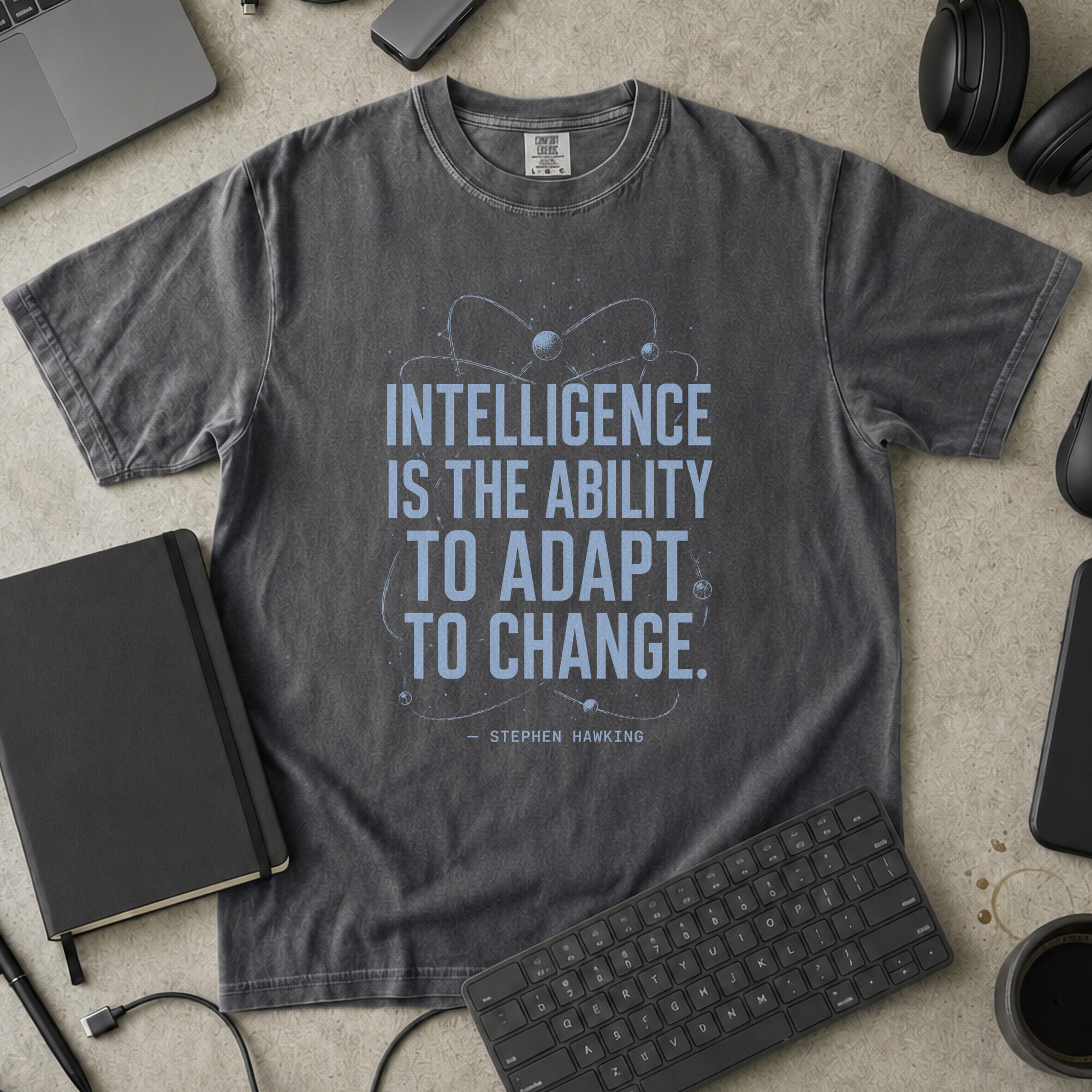 Nerd Collection Artwork 007 Premium Shirt - Pepper mockup