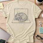 Coding Cat Nap Shirt — Natural