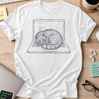 Coding Cat Nap Shirt — White