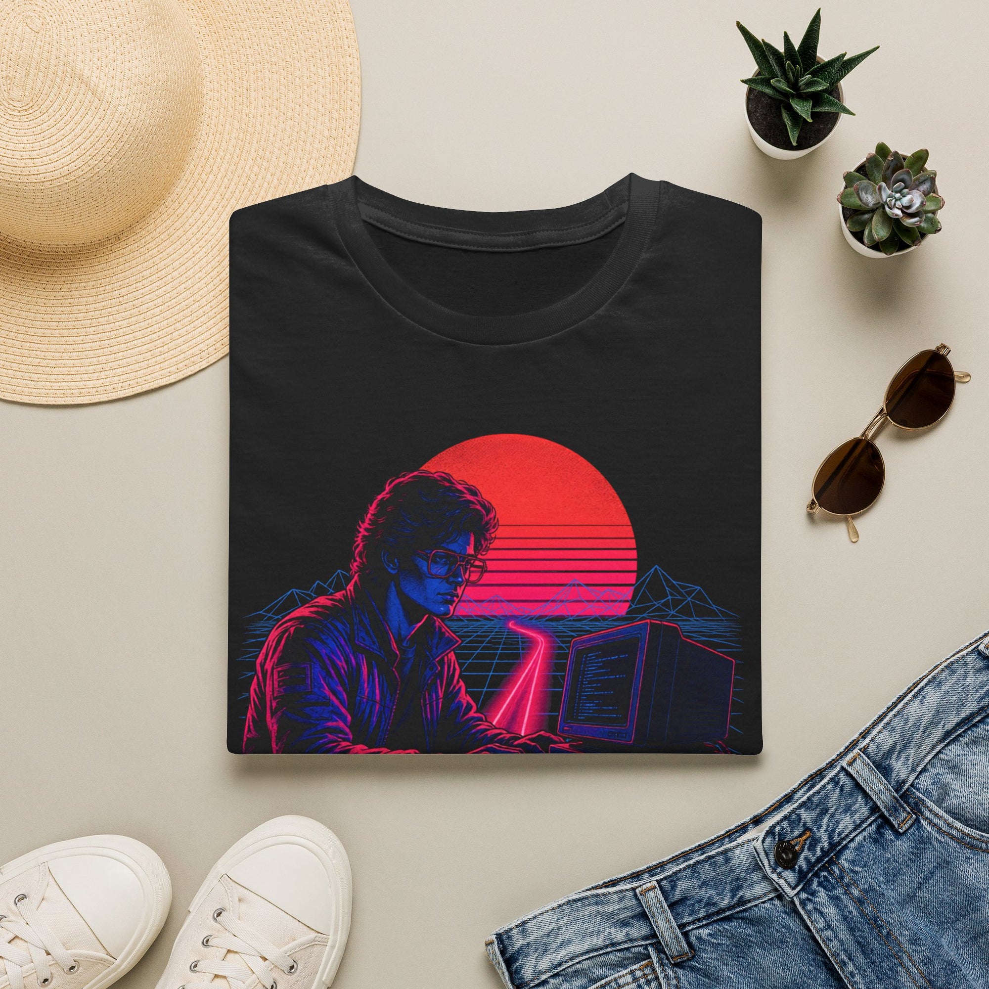 Neon Programmer Synthwave Shirt