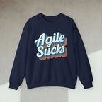 Code Culture Agile Sucks sweatshirt funny programmer Sweatshirt in S — Code Culture developer clothing