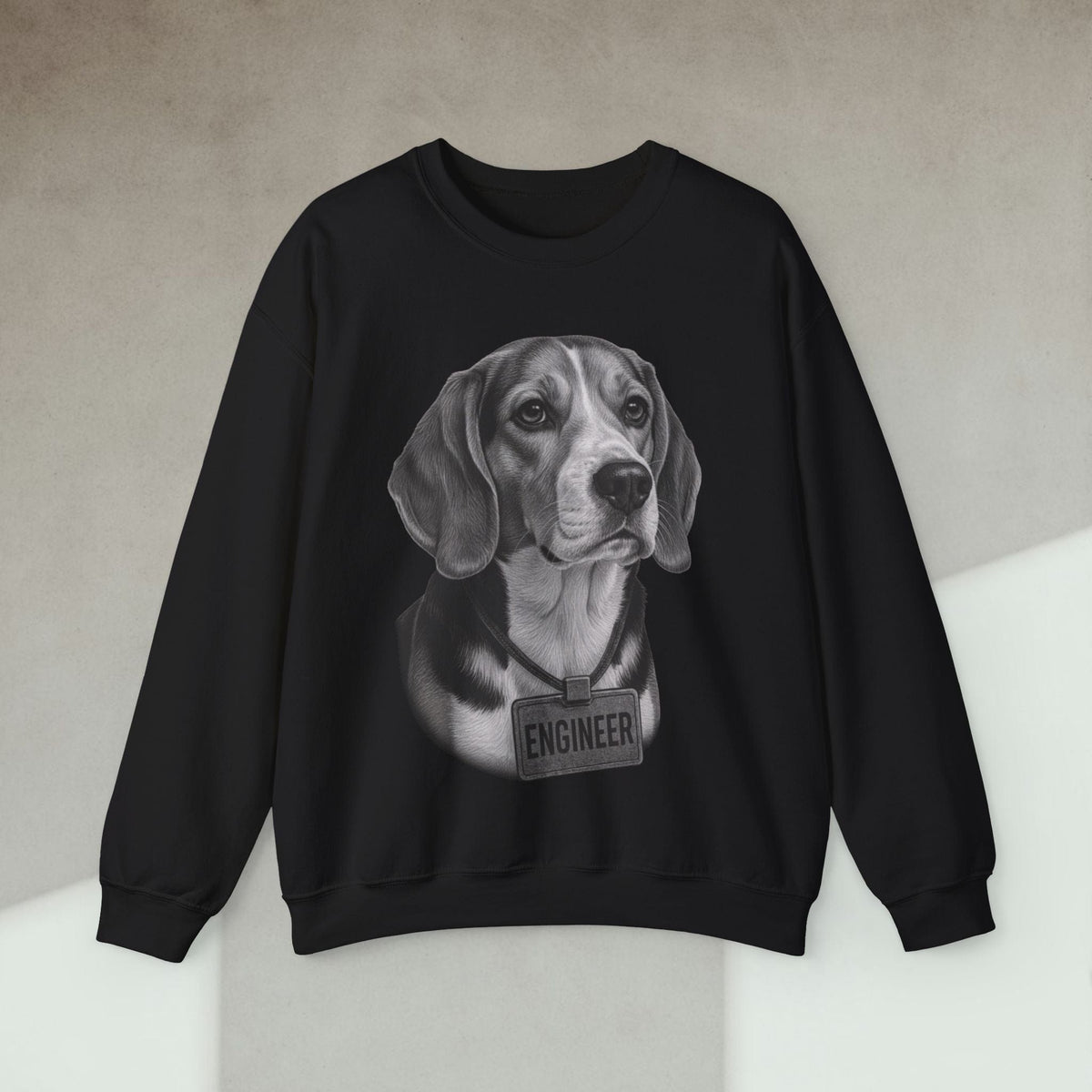 Code Culture dog engineer sweatshirt funny programmer Sweatshirt in S — Code Culture developer clothing