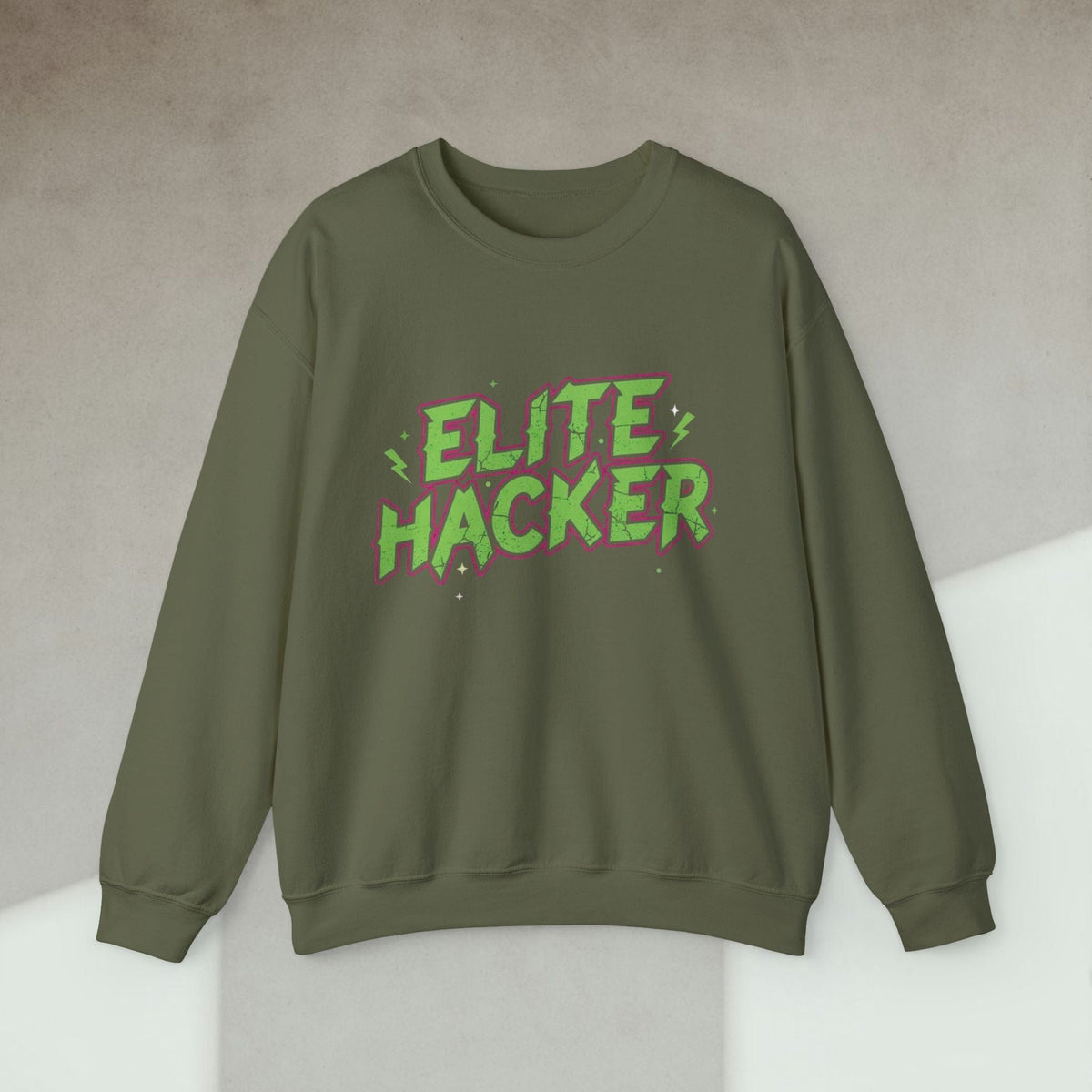 Code Culture elite hacker sweatshirt funny programmer Sweatshirt in S — Code Culture developer clothing