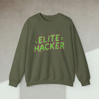 Code Culture elite hacker sweatshirt funny programmer Sweatshirt in S — Code Culture developer clothing
