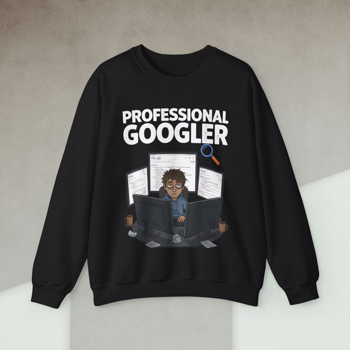 Code Culture professional googler sweatshirt funny programmer Sweatshirt in S — Code Culture developer clothing