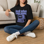 Back When I Was Young Retro Computer Shirt