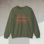 Code Culture senior copy paste engineer sweatshirt funny programmer Sweatshirt in S — Code Culture developer clothing