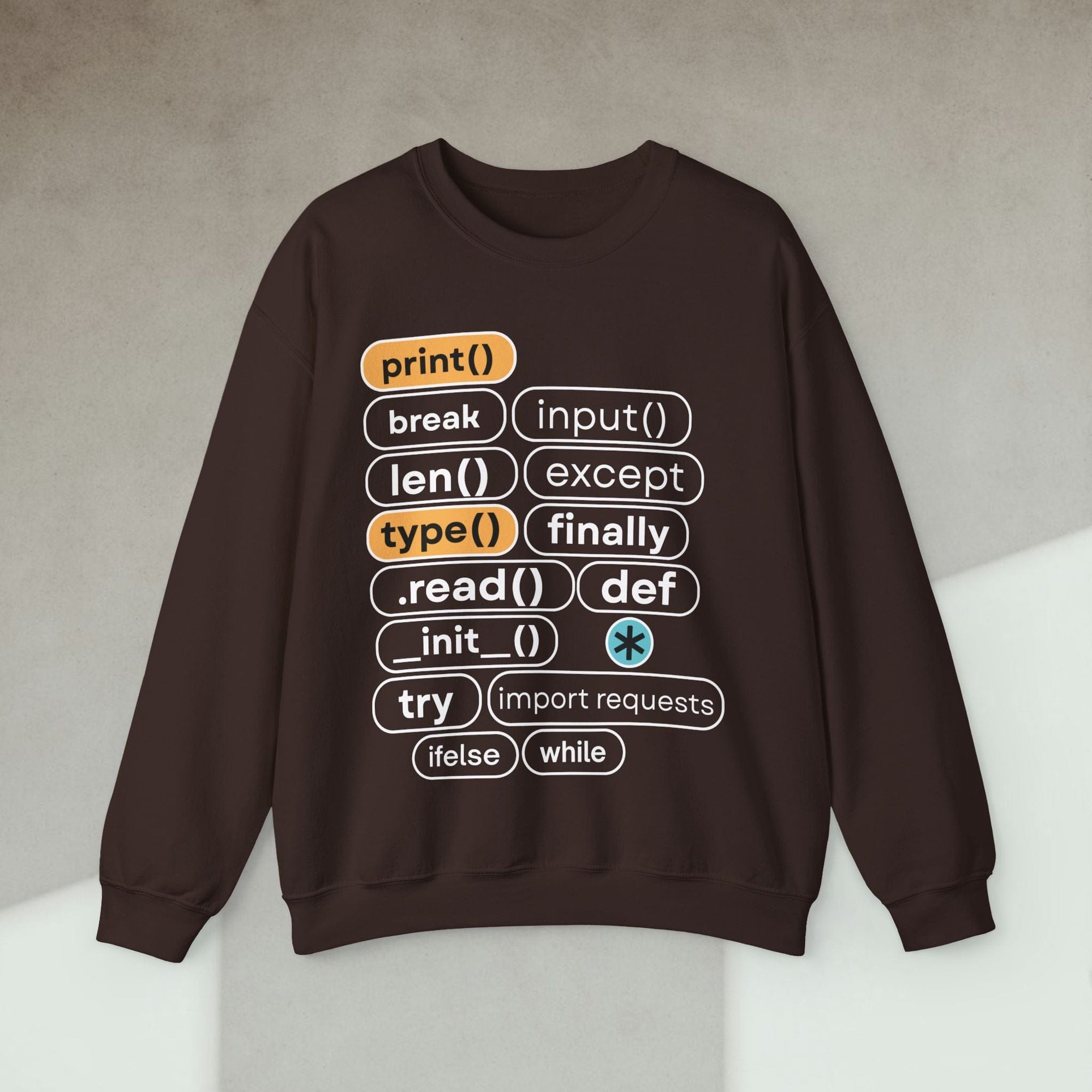 print break input sweatshirt