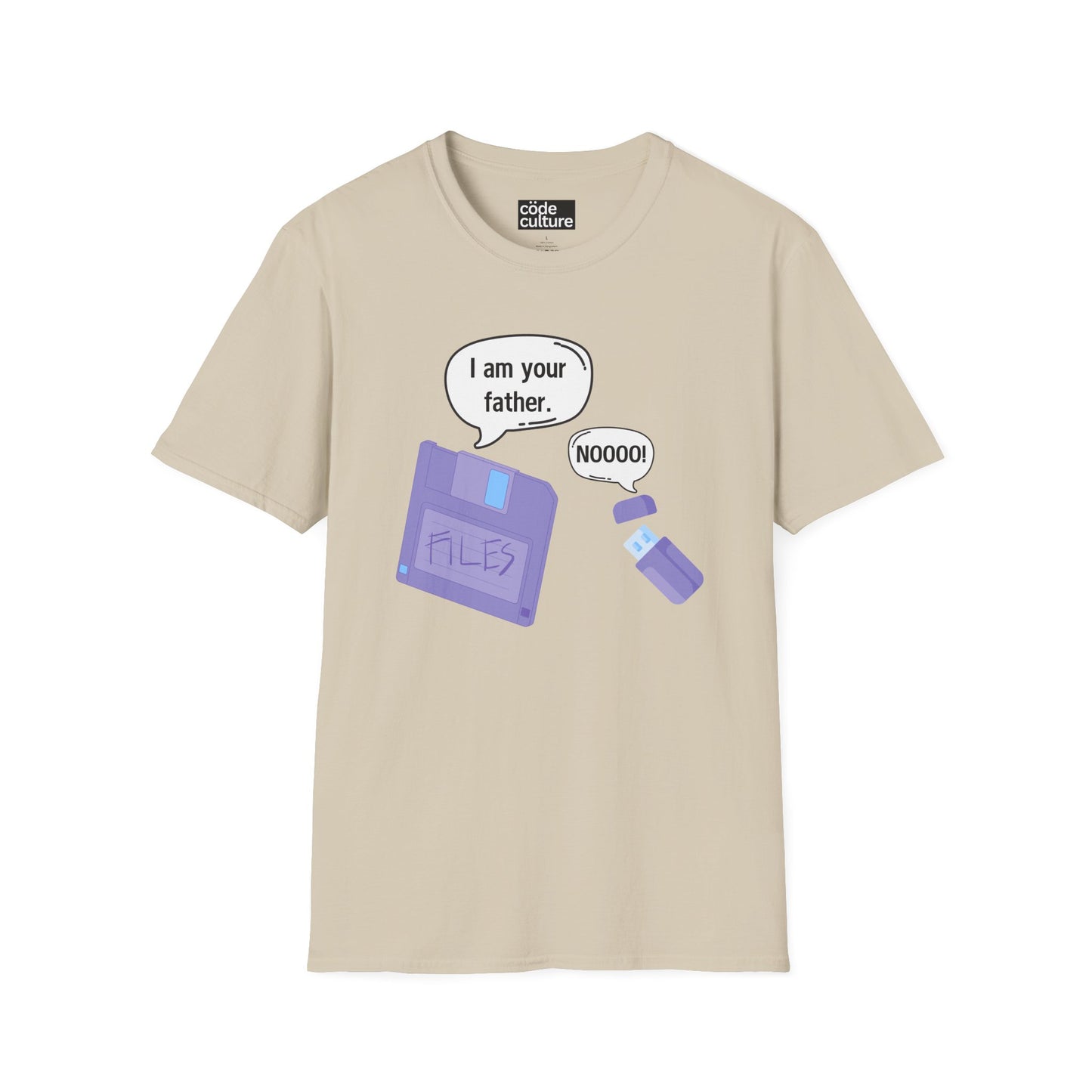 daddy diskette and baby usb shirt