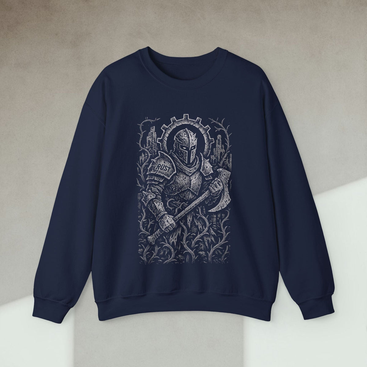 Code Culture rust knight sweatshirt funny programmer Sweatshirt in S — Code Culture developer clothing