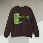 Code Culture Breaking Prod sweatshirt funny programmer Sweatshirt in S — Code Culture developer clothing
