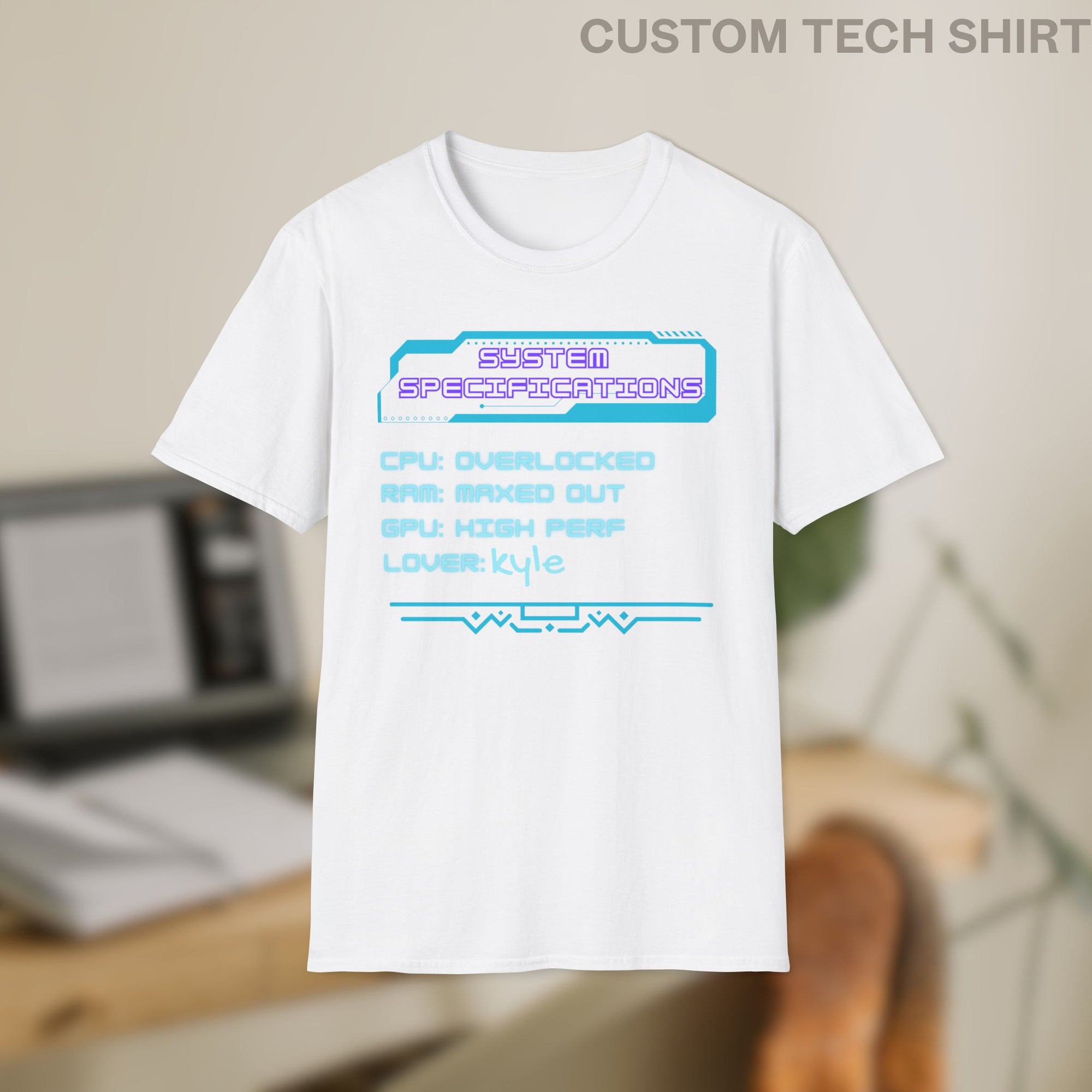 system specification Custom Shirt