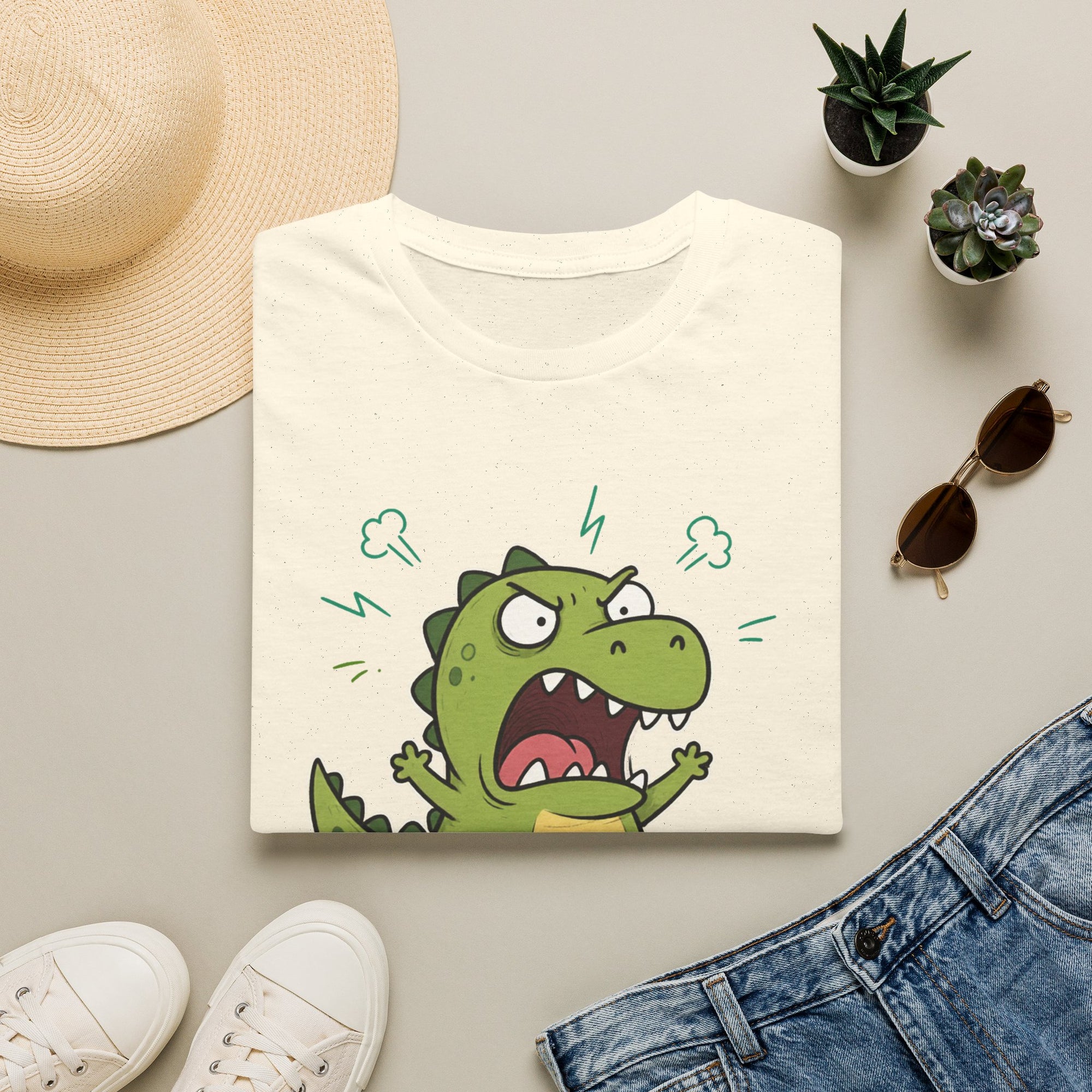 The Prod Is Down Again Cartoon Dinosaur Shirt