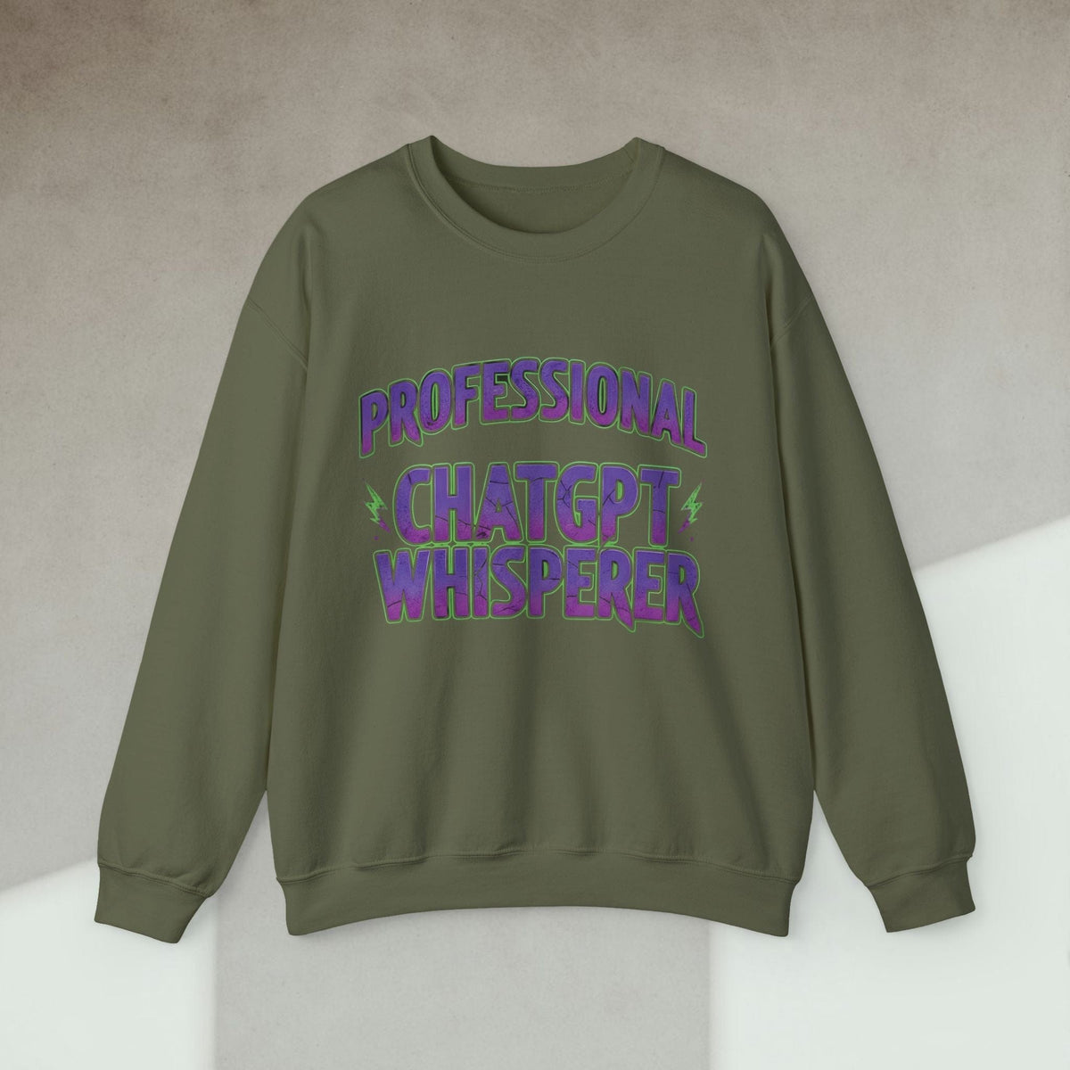 Code Culture professional chatgpt whisperer sweatshirt funny programmer Sweatshirt in S — Code Culture developer clothing