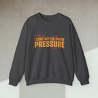 Code Culture i code better under pressure sweatshirt funny programmer Sweatshirt in S — Code Culture developer clothing