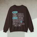 Code Culture select count sweatshirt funny programmer Sweatshirt in S — Code Culture developer clothing