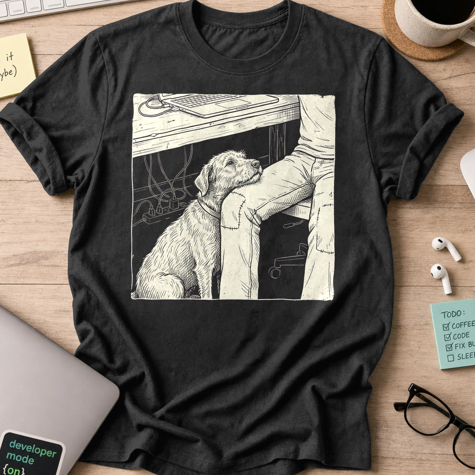 Developer's Best Friend Shirt — Black