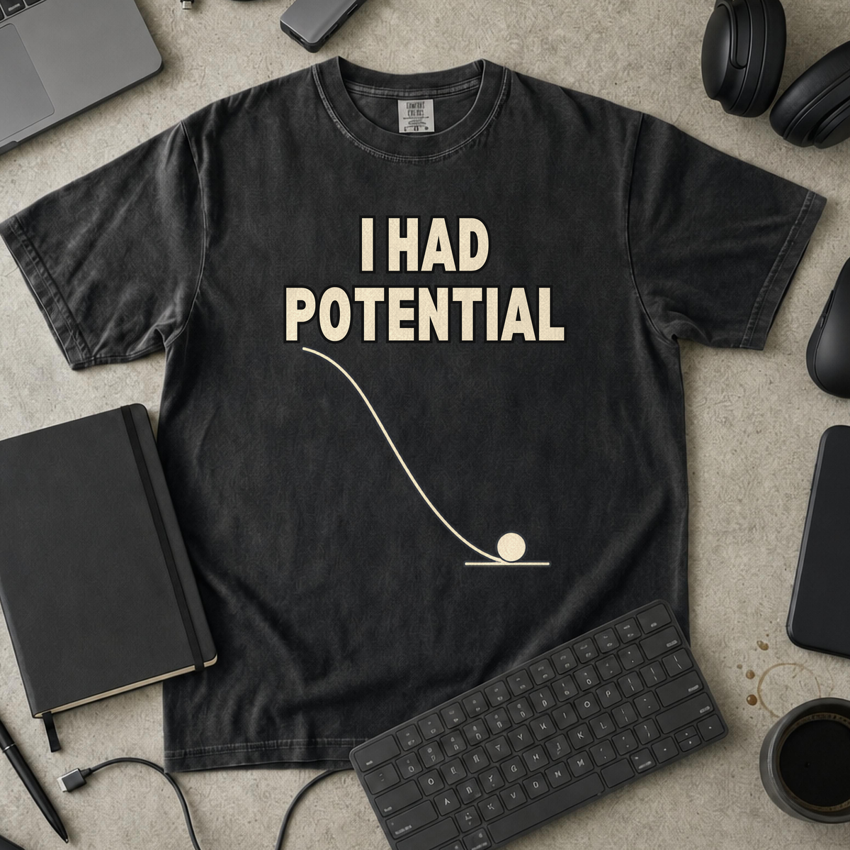 Nerd Collection Artwork 008 Premium Shirt - Black mockup